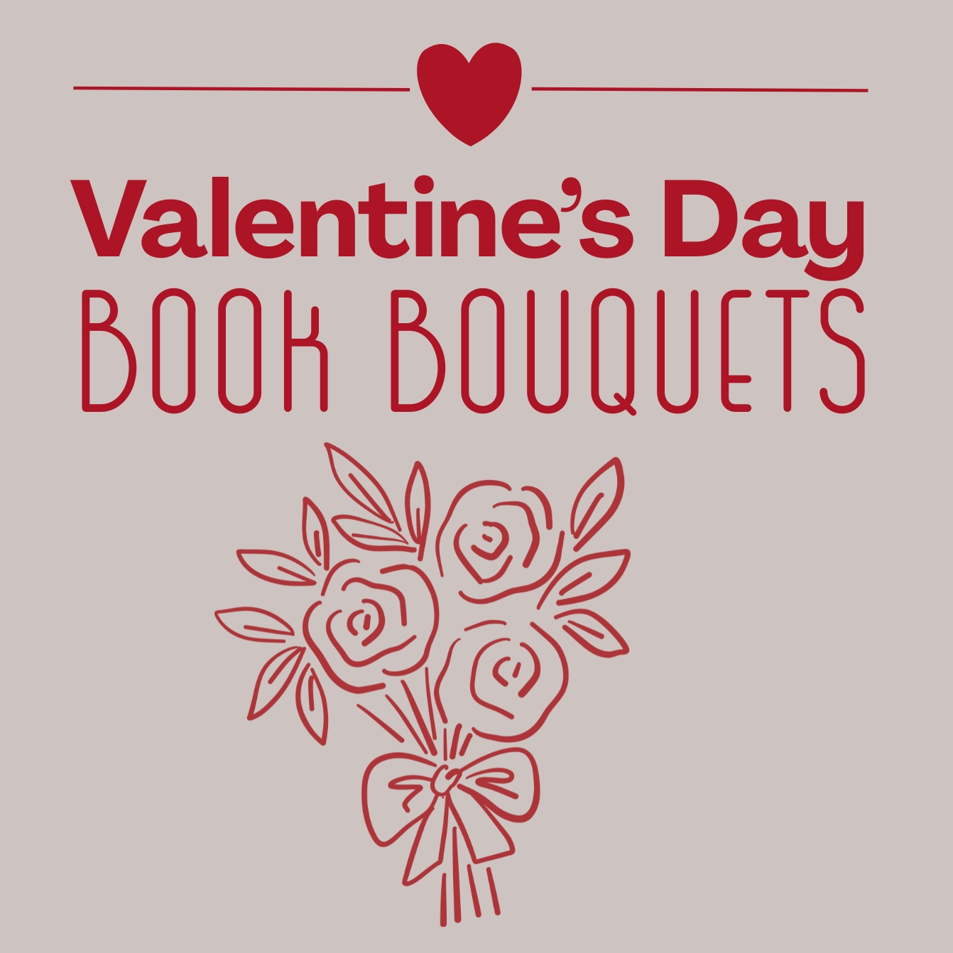 Valentine's Day Book Bouquet! - 13 Feb 2026